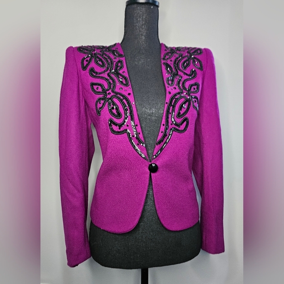 Nolan Miller Jackets & Blazers - Vintage 1980's Nolan Miller Dynasty Collection Blazer